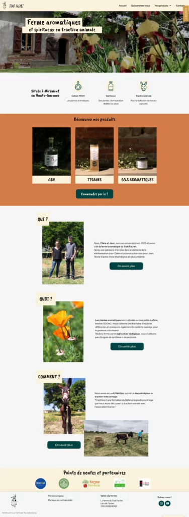 Site web Trait Fachet